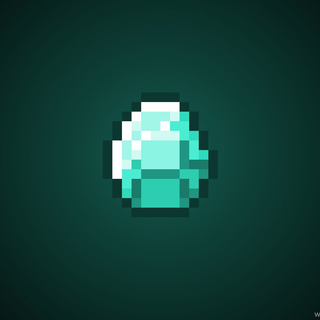 Minecraft emerald wallpaper