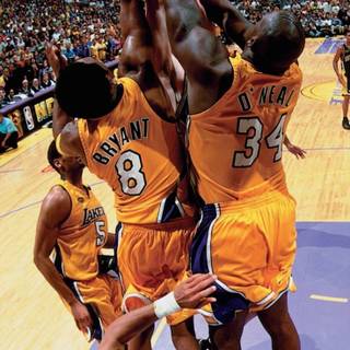 Kobe Bryant and Shaq wallpaper