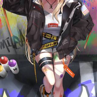 Graffiti anime wallpaper