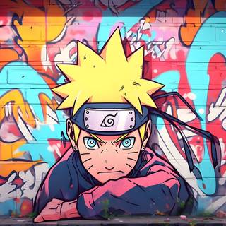 Graffiti anime wallpaper