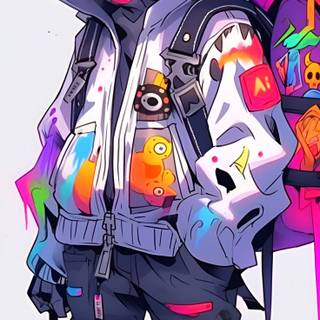 Graffiti anime wallpaper