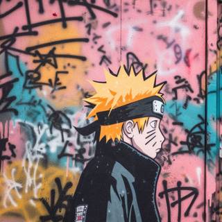 Graffiti anime wallpaper