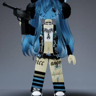 Emo Roblox boy and girl wallpaper