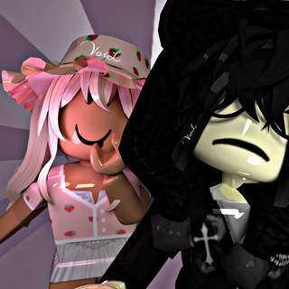 Emo Roblox girls wallpaper