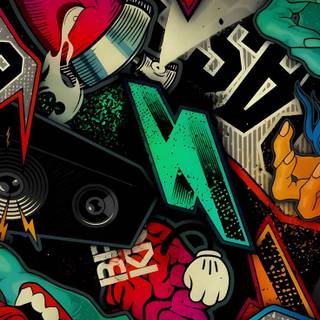 Graffiti anime wallpaper