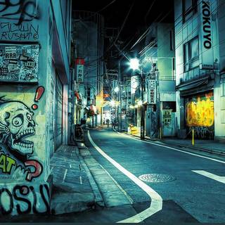 Graffiti anime wallpaper