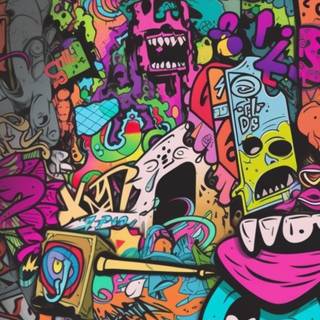 Graffiti anime wallpaper