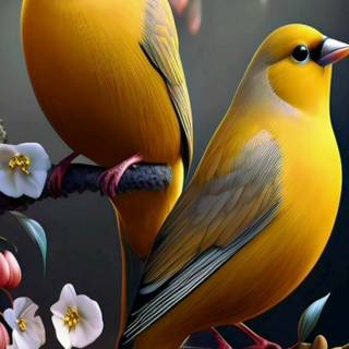 Beautiful birds Full HD mobile wallpaper