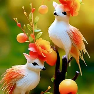 Beautiful birds Full HD mobile wallpaper