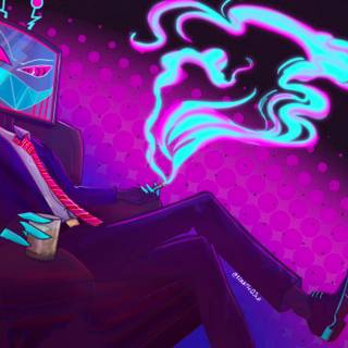 Vox desktop Hazbin Hotel wallpaper