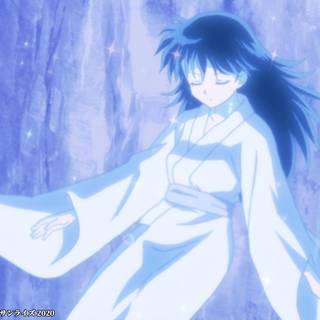 Sesshomaru and Rin Yashahime desktop wallpaper