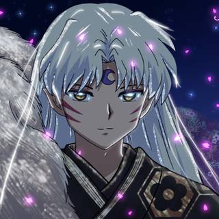 Sesshomaru and Rin Yashahime desktop wallpaper