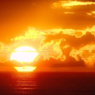 Aesthetic sunset computer wallpaper