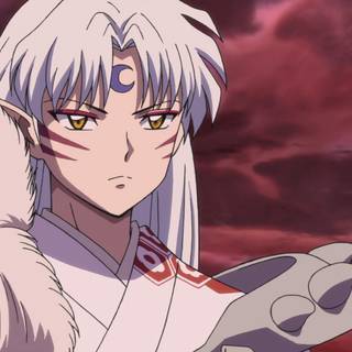 Sesshomaru and Rin Yashahime desktop wallpaper