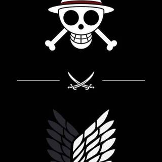 HD anime logo wallpaper