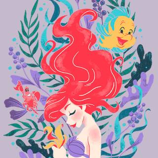 Ariel Princess aesthetic wallpaper