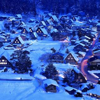 1920x1080 Japan winter wallpaper