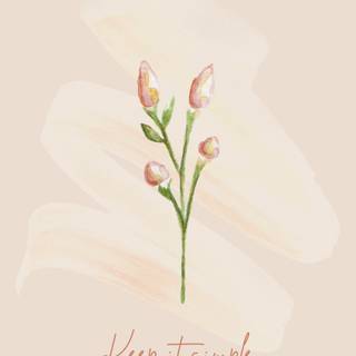 Early spring minimal wallpaper