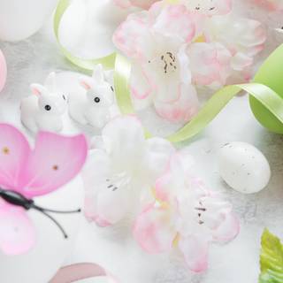 Easter and butterflies wallpaper