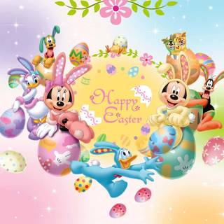 Happy Easter Minnie Mouse wallpaper