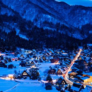 1920x1080 Japan winter wallpaper