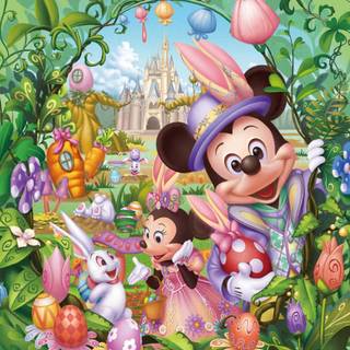 Happy Easter Minnie Mouse wallpaper