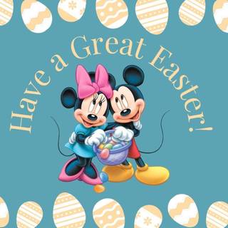 Happy Easter Minnie Mouse wallpaper