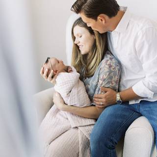 Mother and new born baby wallpaper