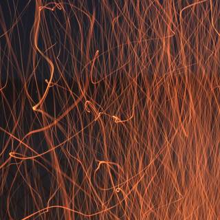 Fire sparkle wallpaper