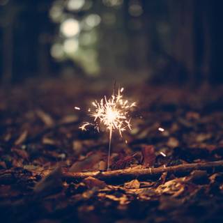 Fire sparkle wallpaper