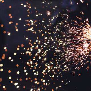 Fire sparkle wallpaper