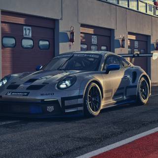 Porsche 992 Gtr3 desktop wallpaper