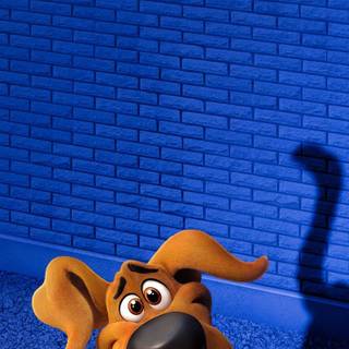 Cartoon dog 4k iPhone wallpaper