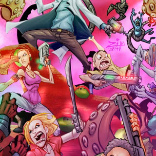 Cartoon dog 4k iPhone wallpaper