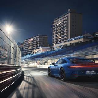 Porsche 992 Gtr3 desktop wallpaper