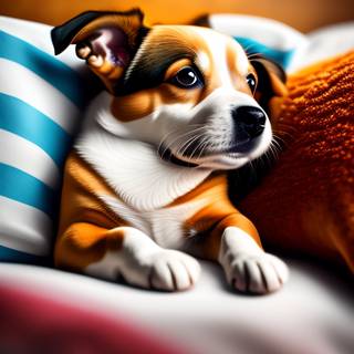 Cartoon dog 4k iPhone wallpaper