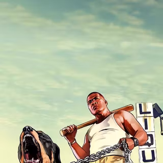 Cartoon dog 4k iPhone wallpaper