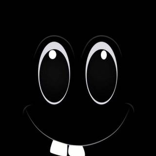 Black cartoon 4k iPhone wallpaper