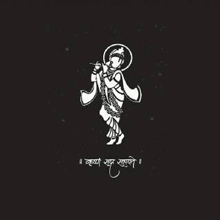 Aesthetic Krishna wallpaper