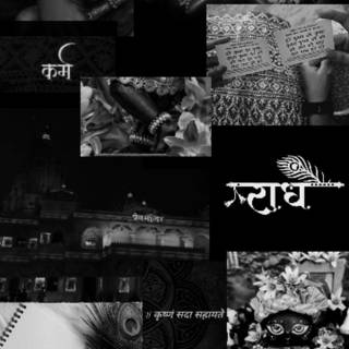 Aesthetic Krishna wallpaper