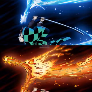Tanjiro flame dragon wallpaper