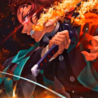 Tanjiro flame dragon wallpaper