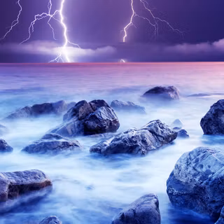 Lightning computer wallpaper