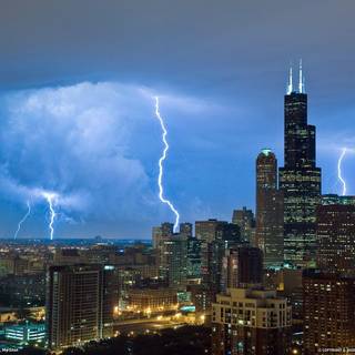 Lightning computer wallpaper