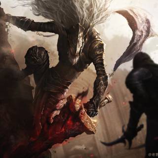 Maliketh Elden Ring desktop wallpaper