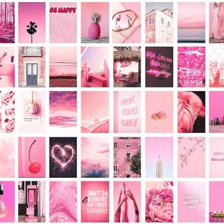 Baddie collage desktop wallpaper