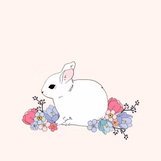 Good vibes Easter wallpaper