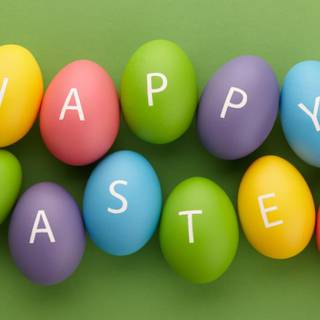 Good vibes Easter wallpaper