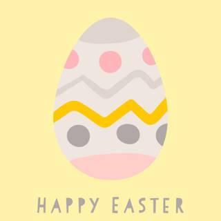 Easter egg yellow wallpaper