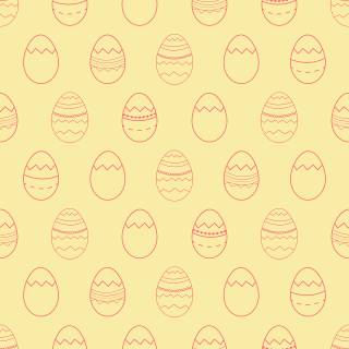 Easter egg yellow wallpaper